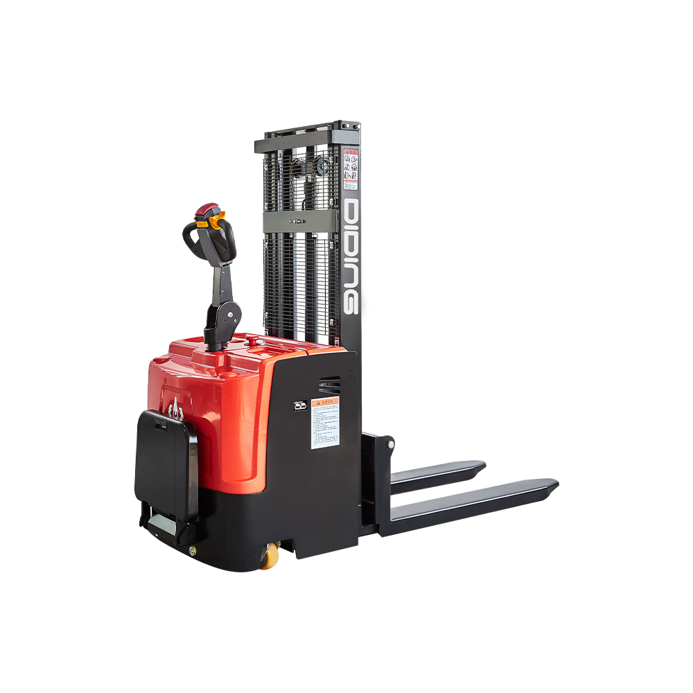 What features should the Electric Pallet Stacker be equipped with to make accessory replacement safe and easy?
