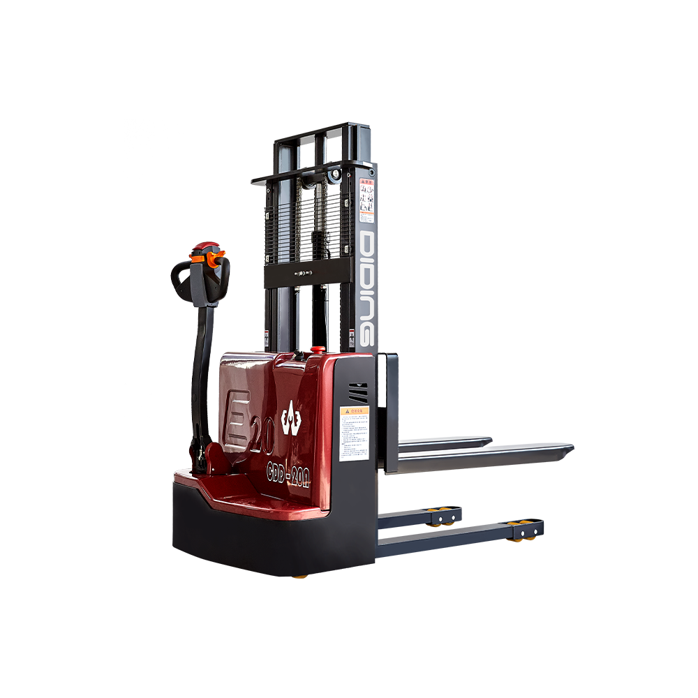How does the variable speed control of the Electric Pallet Stacker work and what does it do?