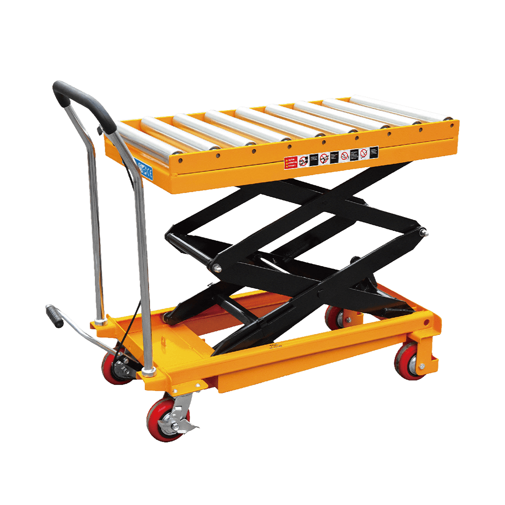 How to balance the relationship between the lifting speed and operating force of a manual lift table?